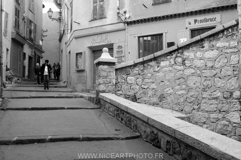 photo ville Nice rue vieille architecture