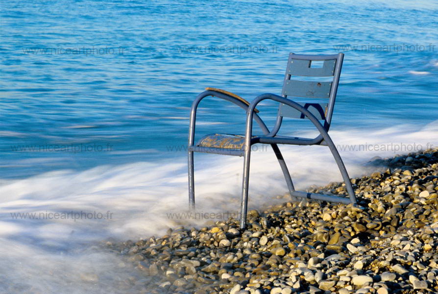 La chaise bleue de Nice