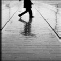 l'homme sous la pluie